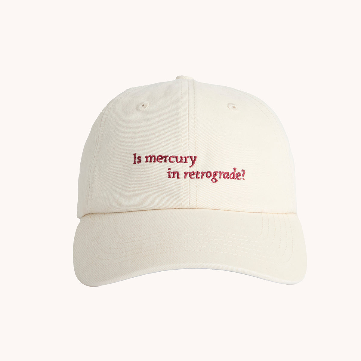 Mercury in Retrograde Cap in Pearl Blush