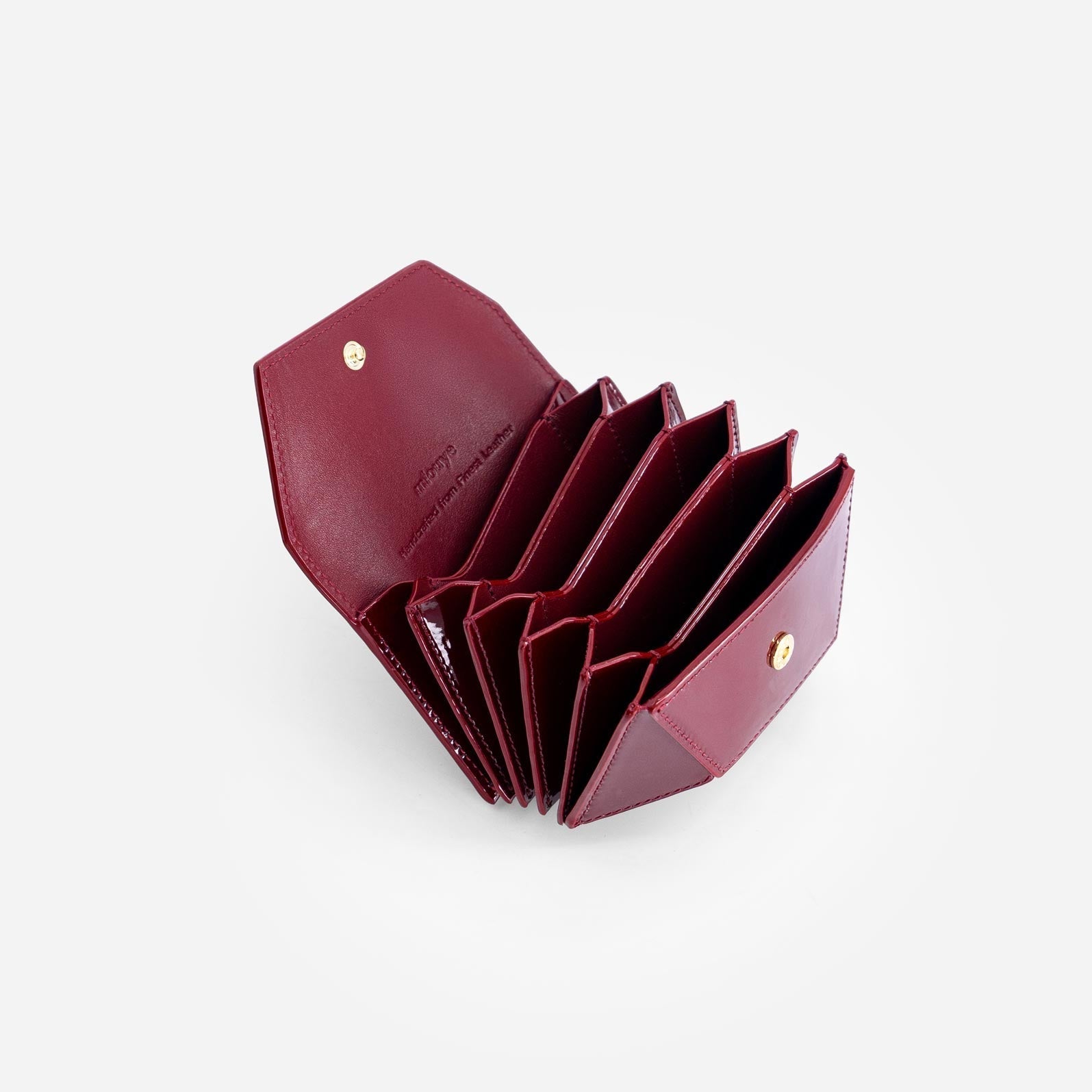 Naomi Mini Wallet - Patent Bordeaux