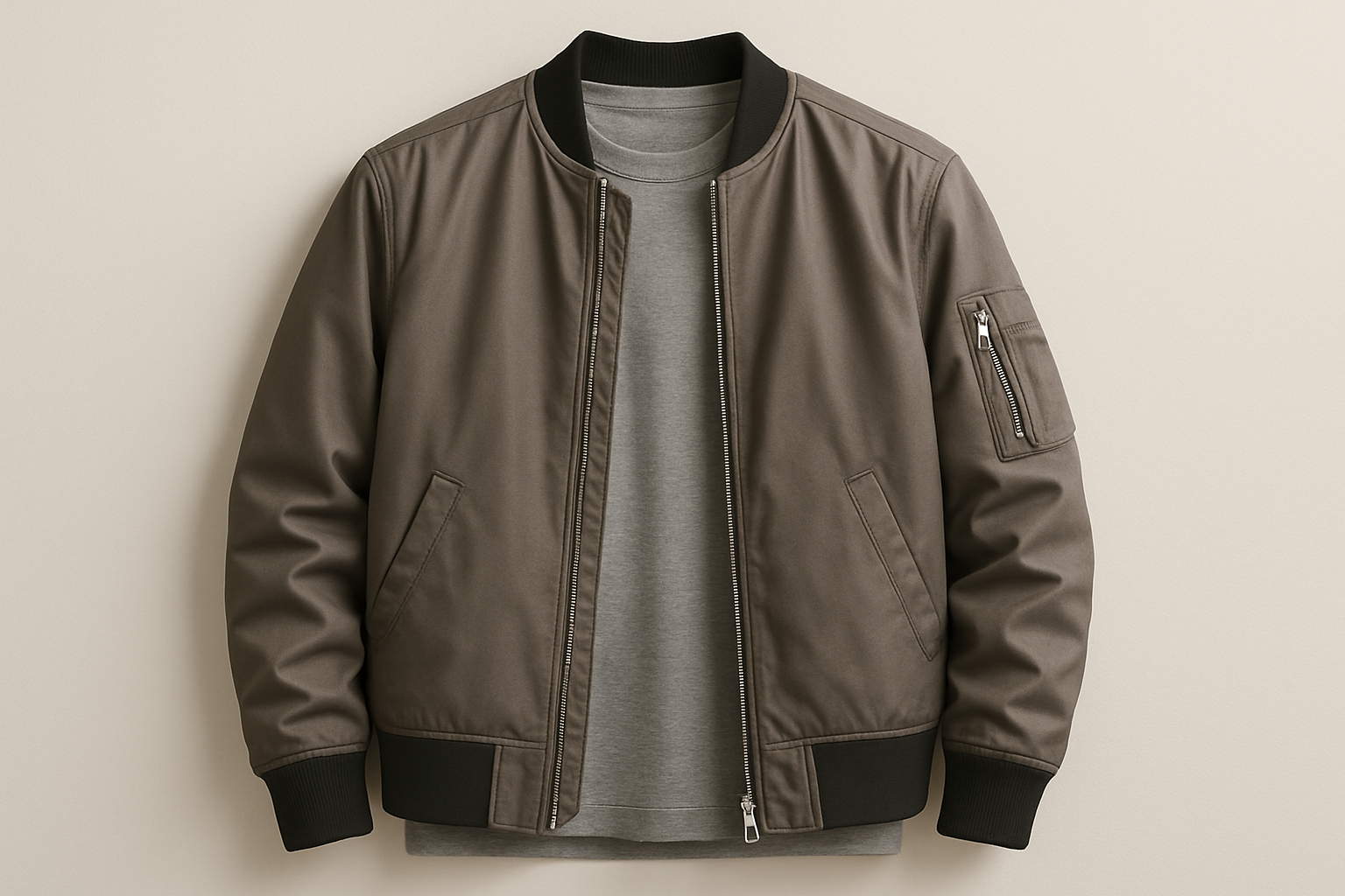 Bomber jack and tshirt