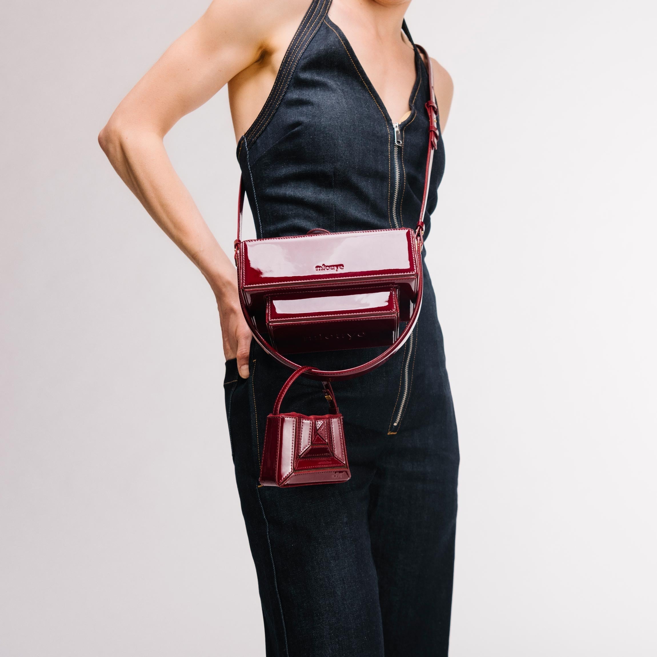 Sera Charm - Patent Brown