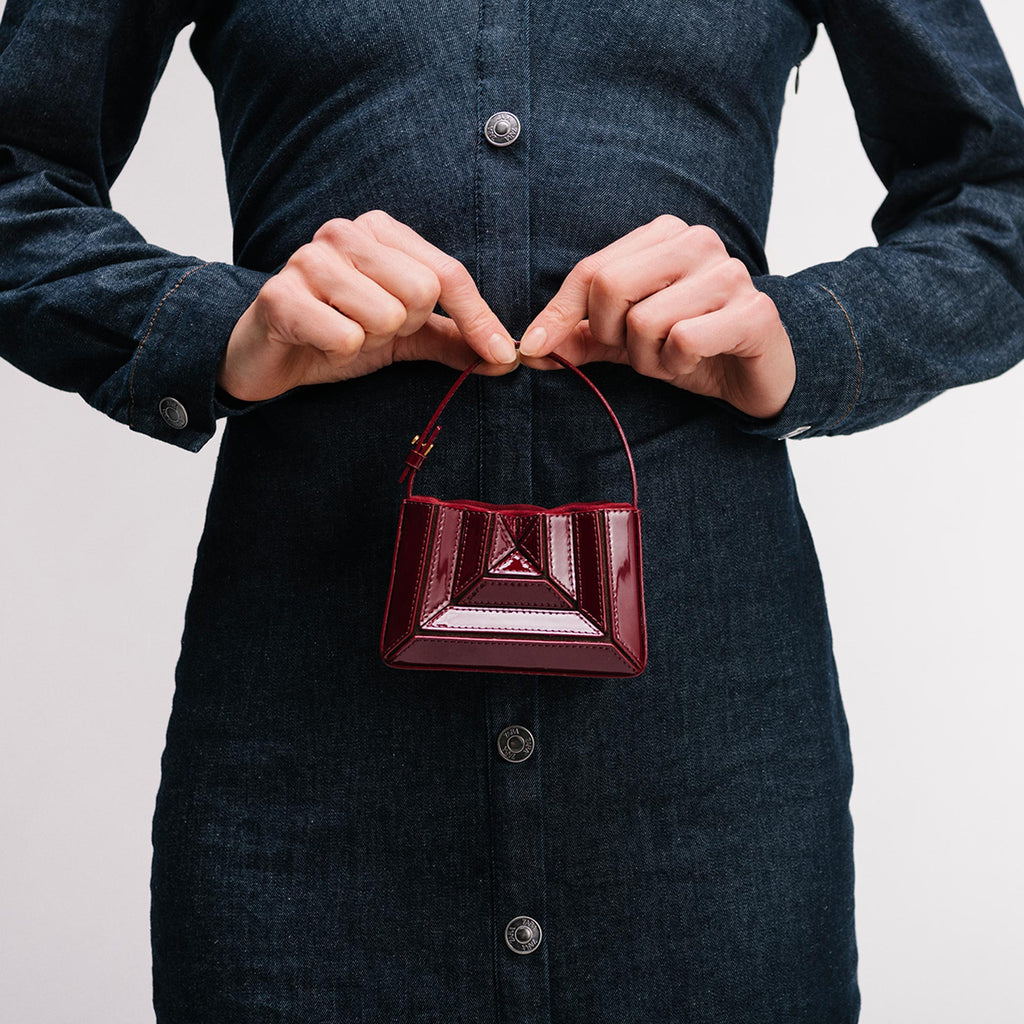 Sera Charm - Patent Bordeaux